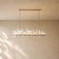Baingham Linear Chandelier - 54’’ / Polished Nickel