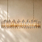Baingham Linear Chandelier - 72’’ / Lacquered Burnished Brass