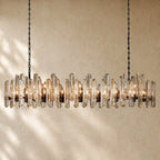 Baingham Linear Chandelier - 72’’ / Polished Nickel