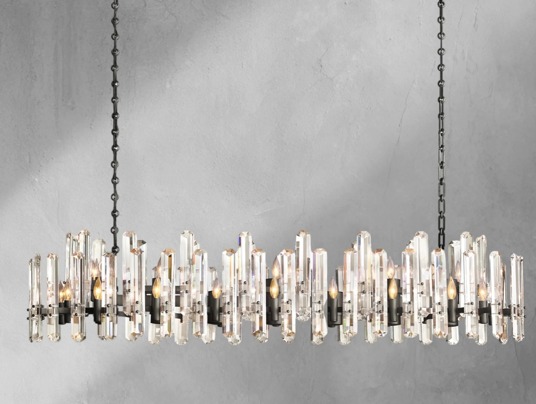 Baingham Linear Chandelier - fovolighting