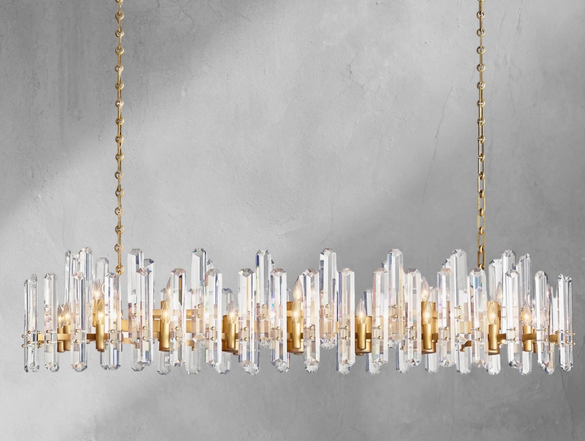 Baingham Linear Chandelier - fovolighting