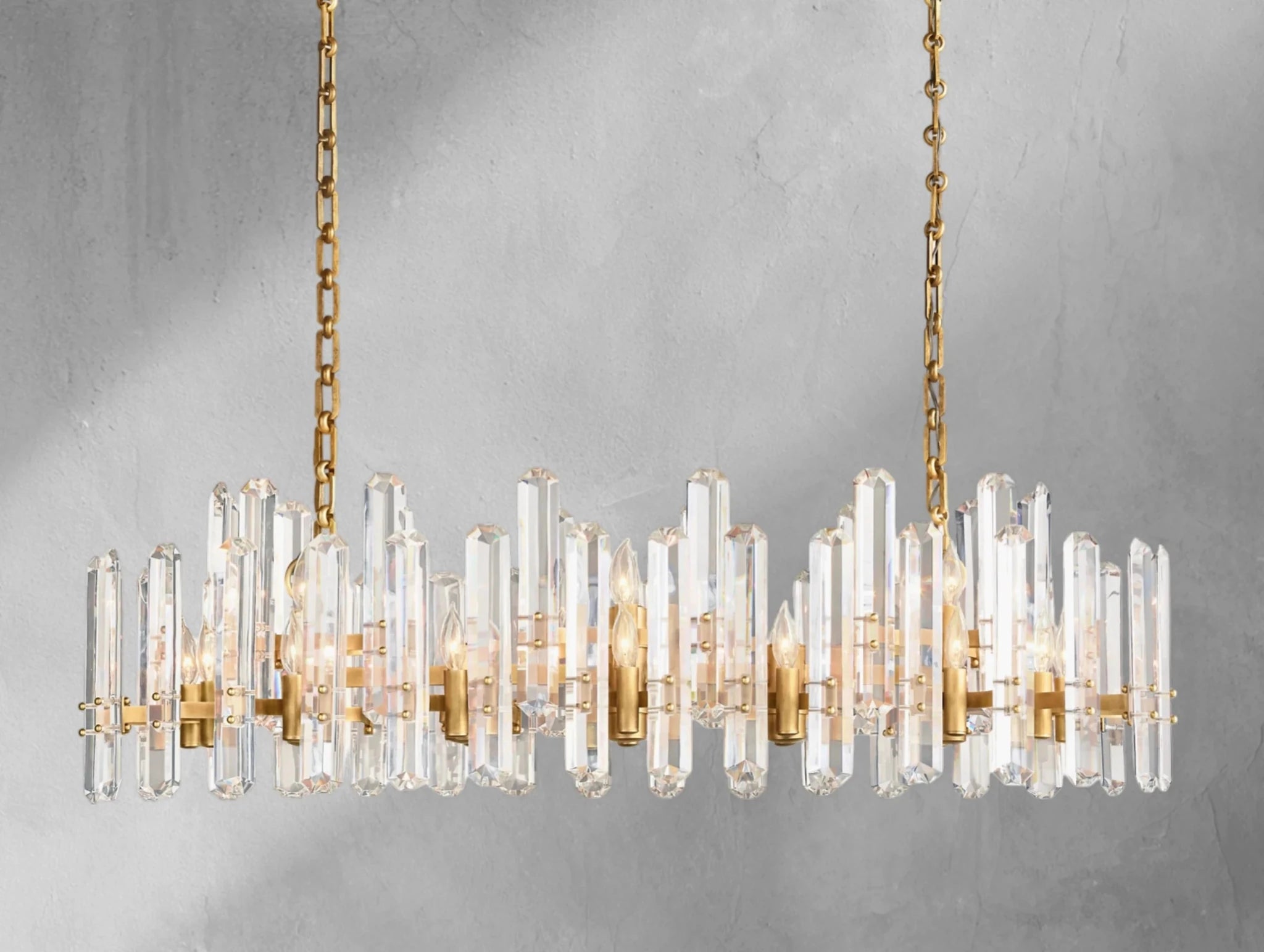 Baingham Linear Chandelier - fovolighting