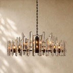 Baingham Round Chandelier - 36’’ / Bronze