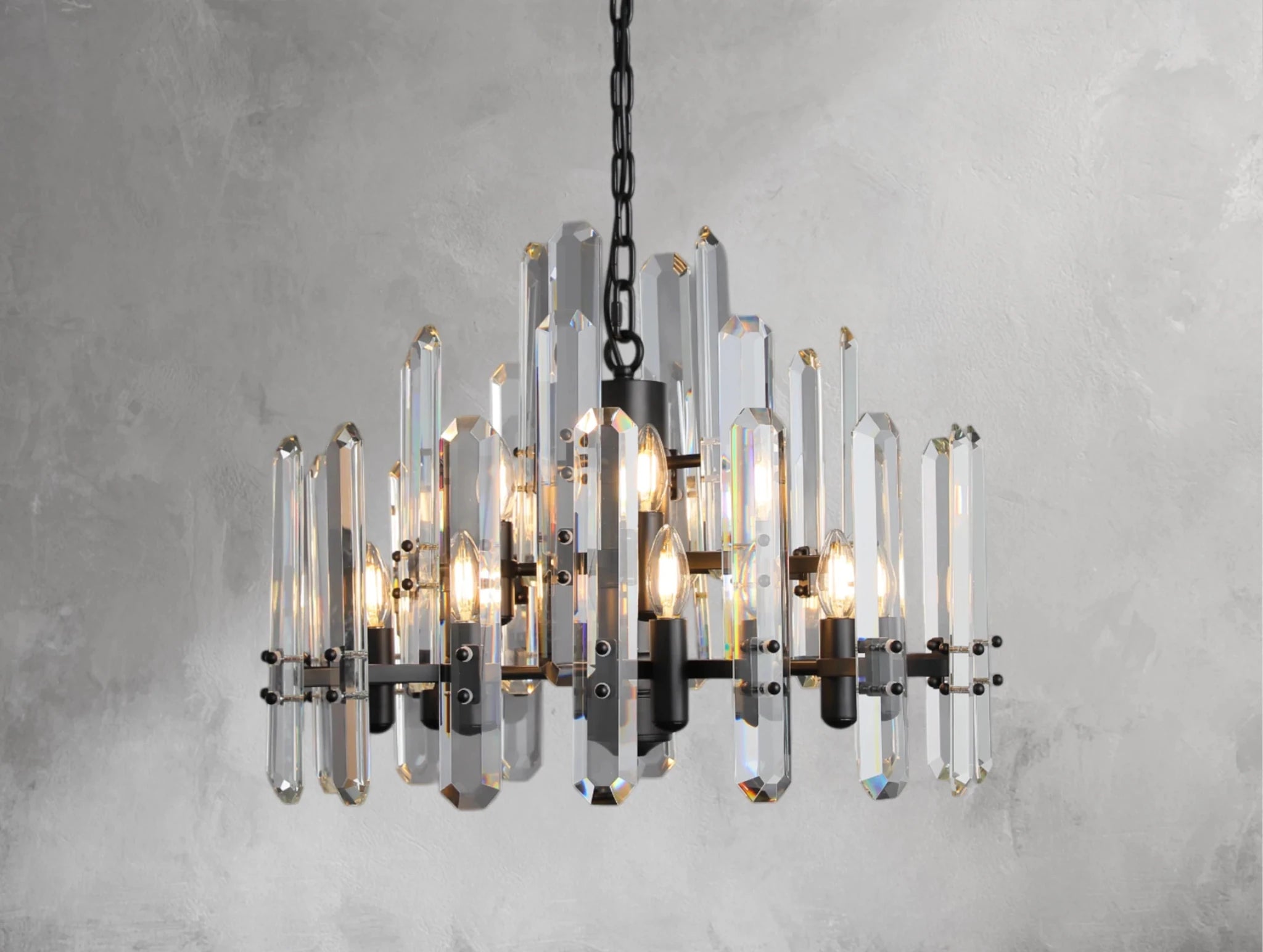 Baingham Round Chandelier - fovolighting