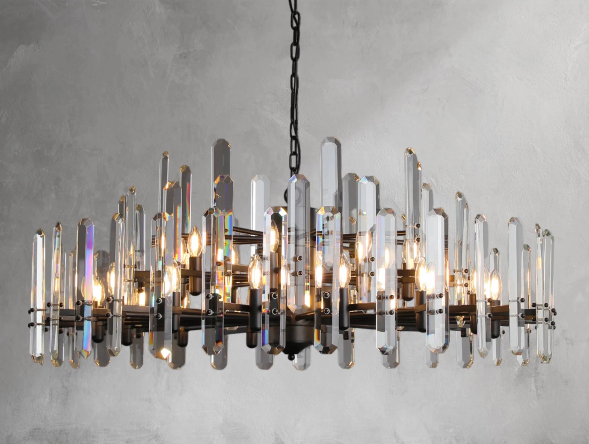 Baingham Round Chandelier - fovolighting