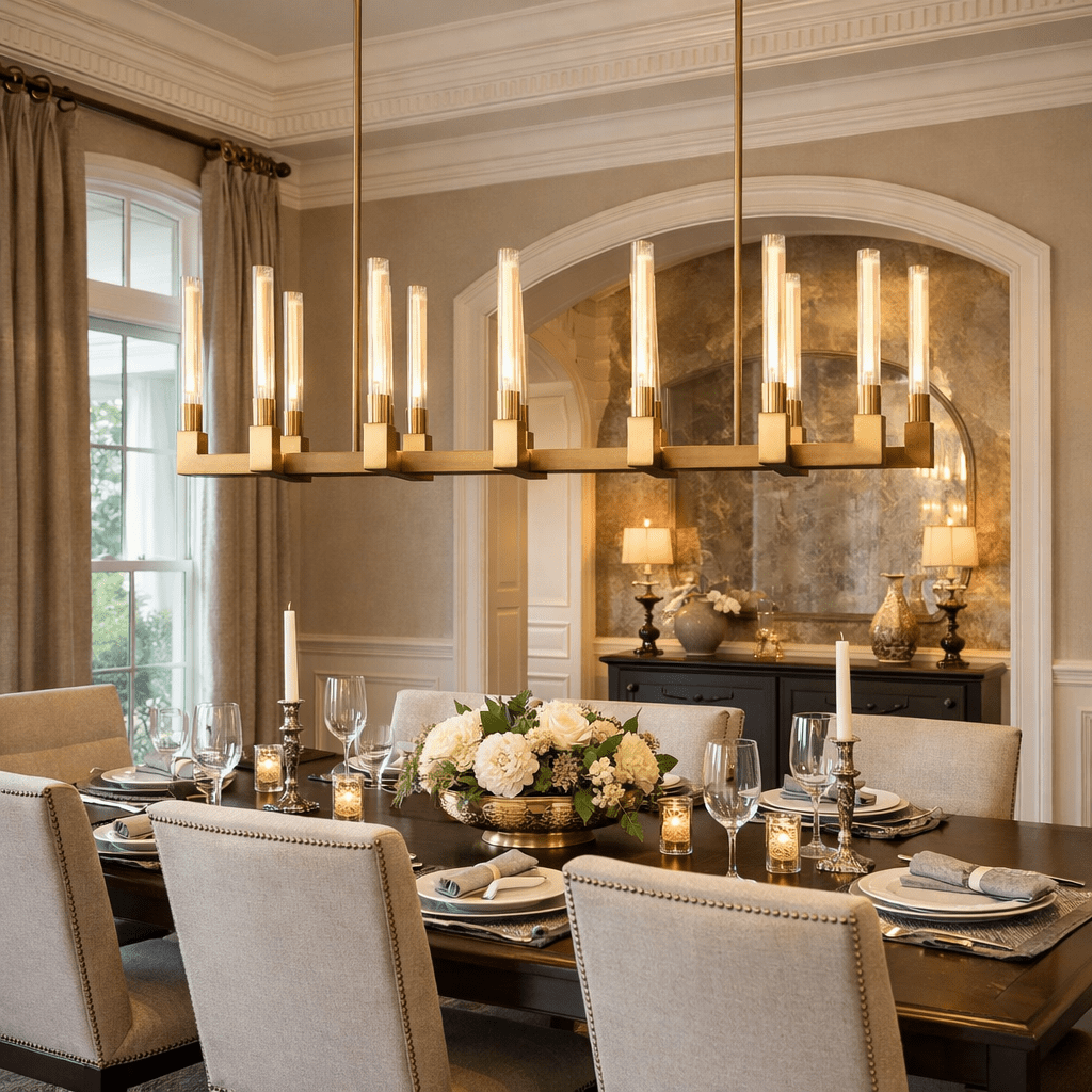 Bannele Linear Chandelier - fovolighting