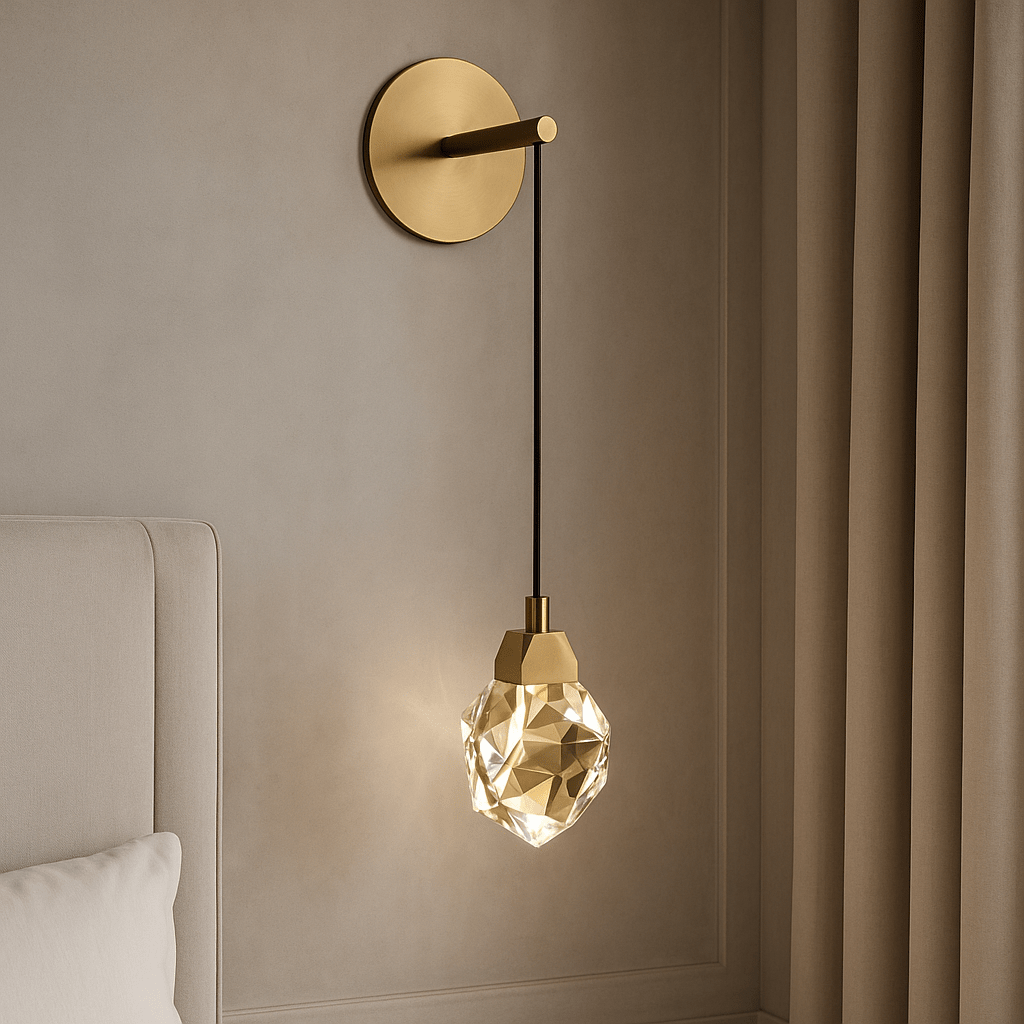 Bari Crystal Wall Sconce - fovolighting