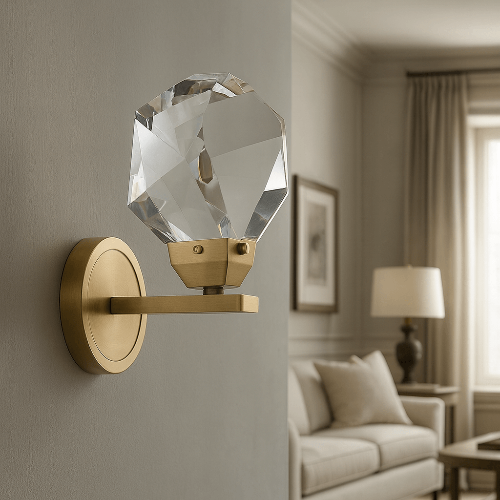 Bari Crystal Wall Sconce - fovolighting