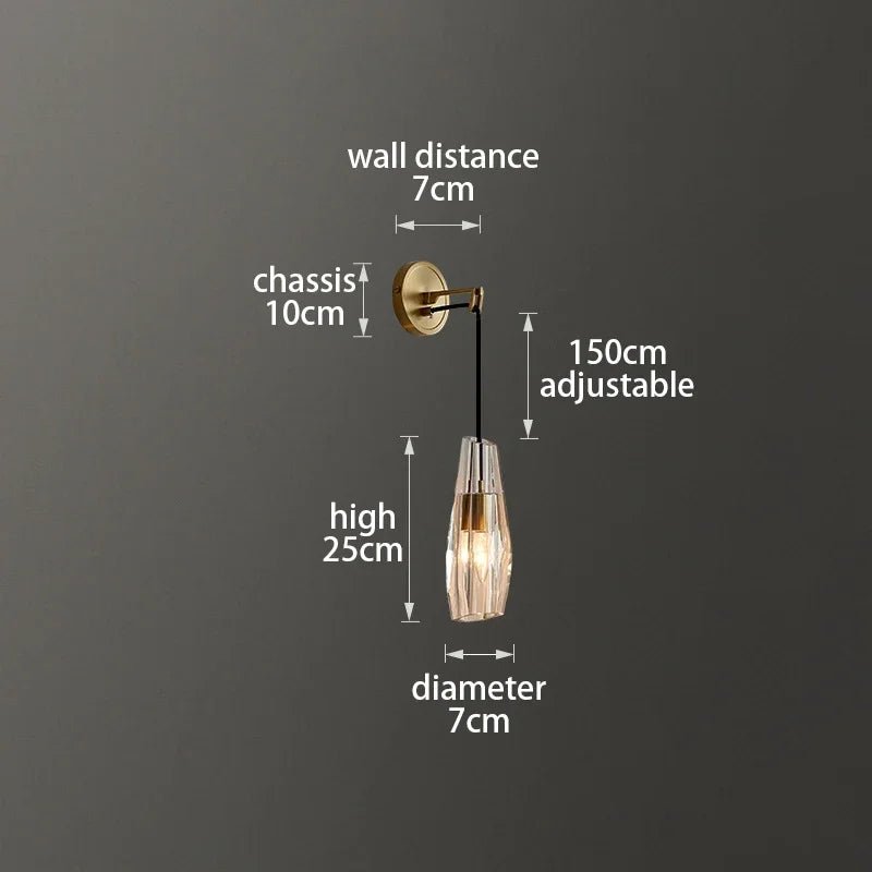 Barrow Crystal Wall Sconce - fovolighting