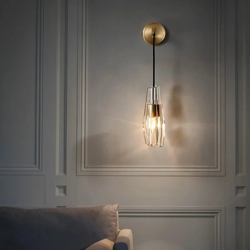 Barrow Crystal Wall Sconce - fovolighting