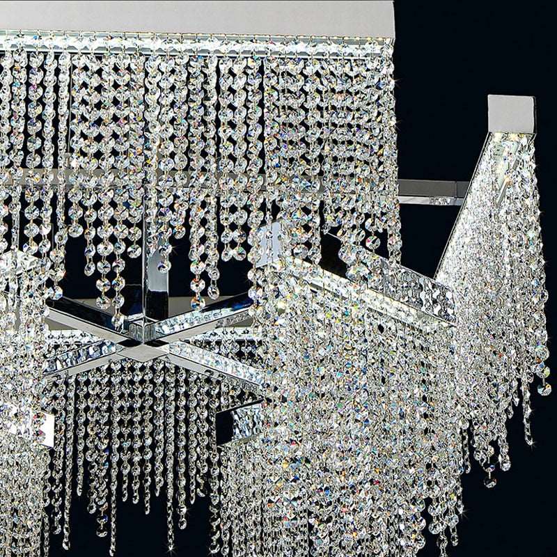 Barton Crystal Dining Room Chandelier - fovolighting