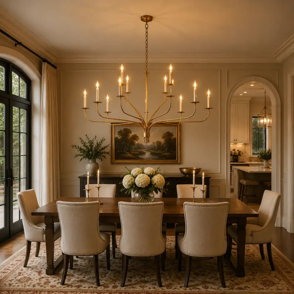 Belf Round Tiered Chandelier