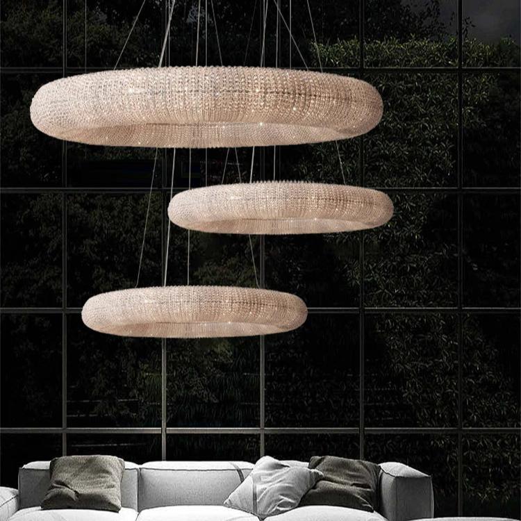 Bergamo Crystal Modern Chandelier - fovolighting