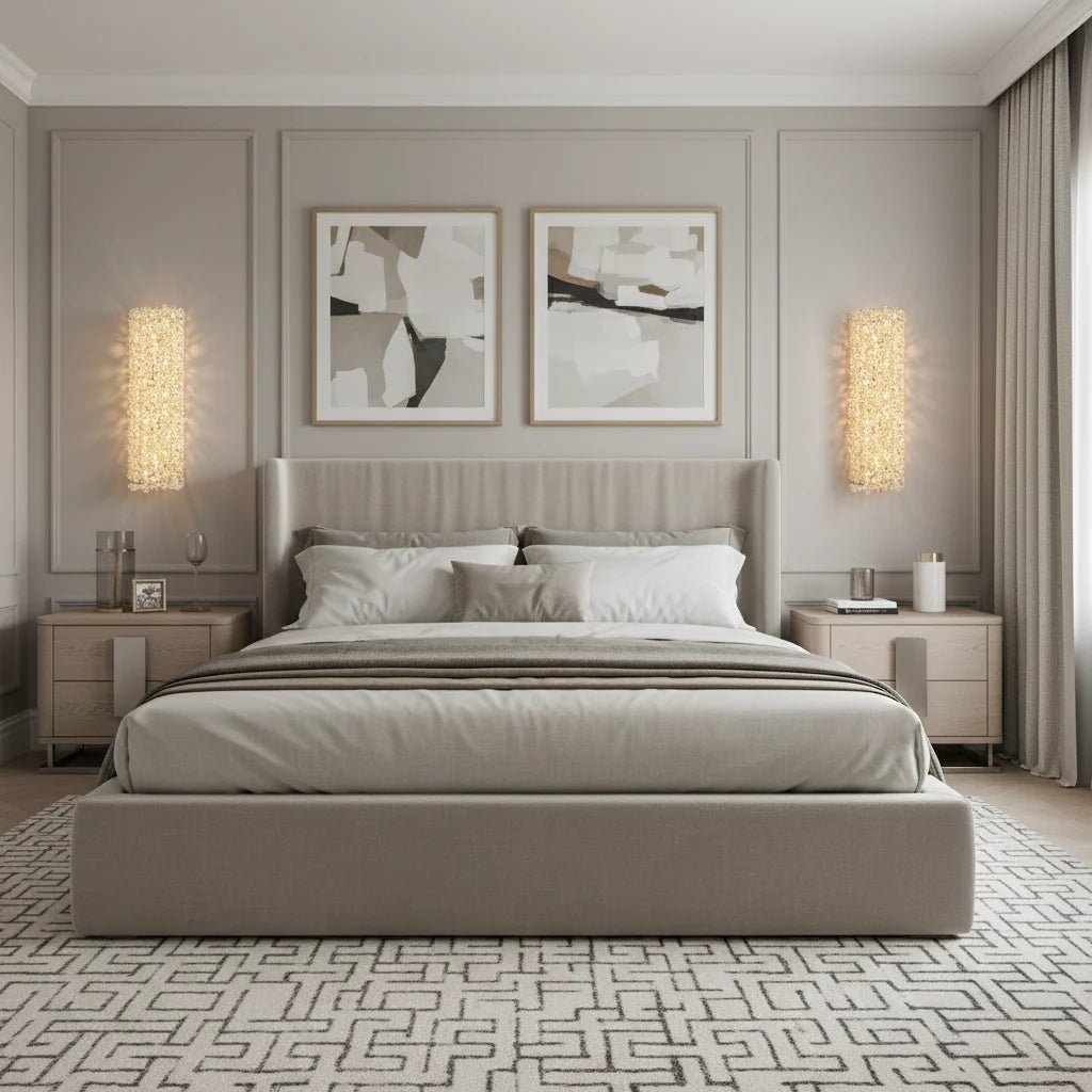 Bergamo Crystal Sconce - fovolighting