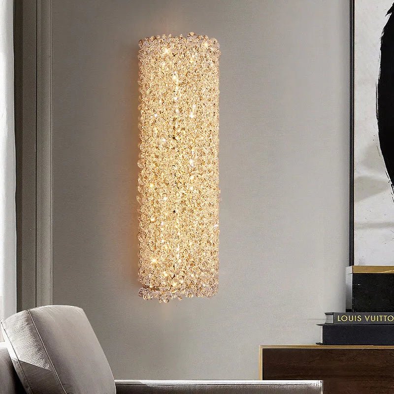 Bergamo Crystal Sconce - fovolighting