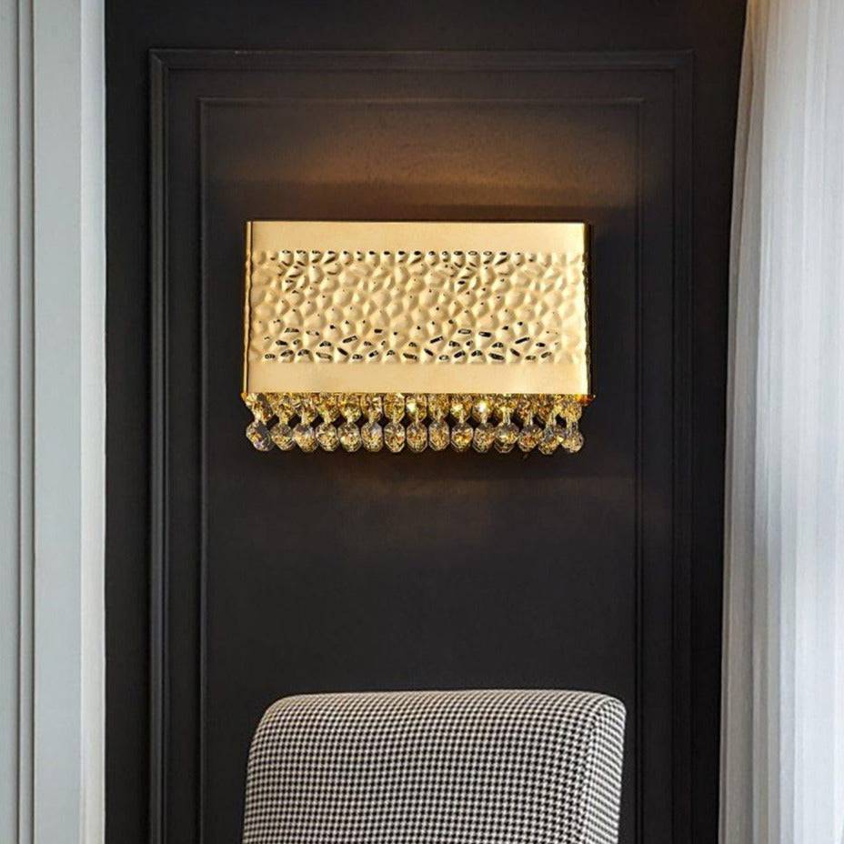 Bern Gold Plated Wall Sconce - fovolighting