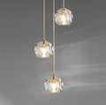 Beula De Clear Cristal Glass Rod Pendant - fovolighting