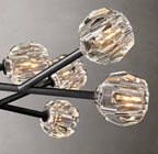 Beula De Clear Cristal Glass Rod Pendant - fovolighting