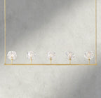 Beula De Cristal Clear Glass Linear Chandelier 48", 60" - fovolighting