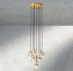 Beula De Cristal Clear/ Smoke Glass Round Cluster Chandelier 14", 19", 24", 30", 40" - fovolighting