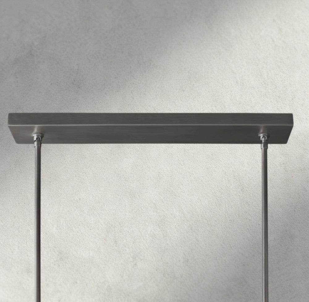 Beula De Cristal Double Linear Chandelier 60" - fovolighting