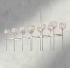 Beula De Cristal Double Linear Chandelier 60" - fovolighting