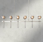 Beula De Cristal Double Linear Chandelier 60" - fovolighting