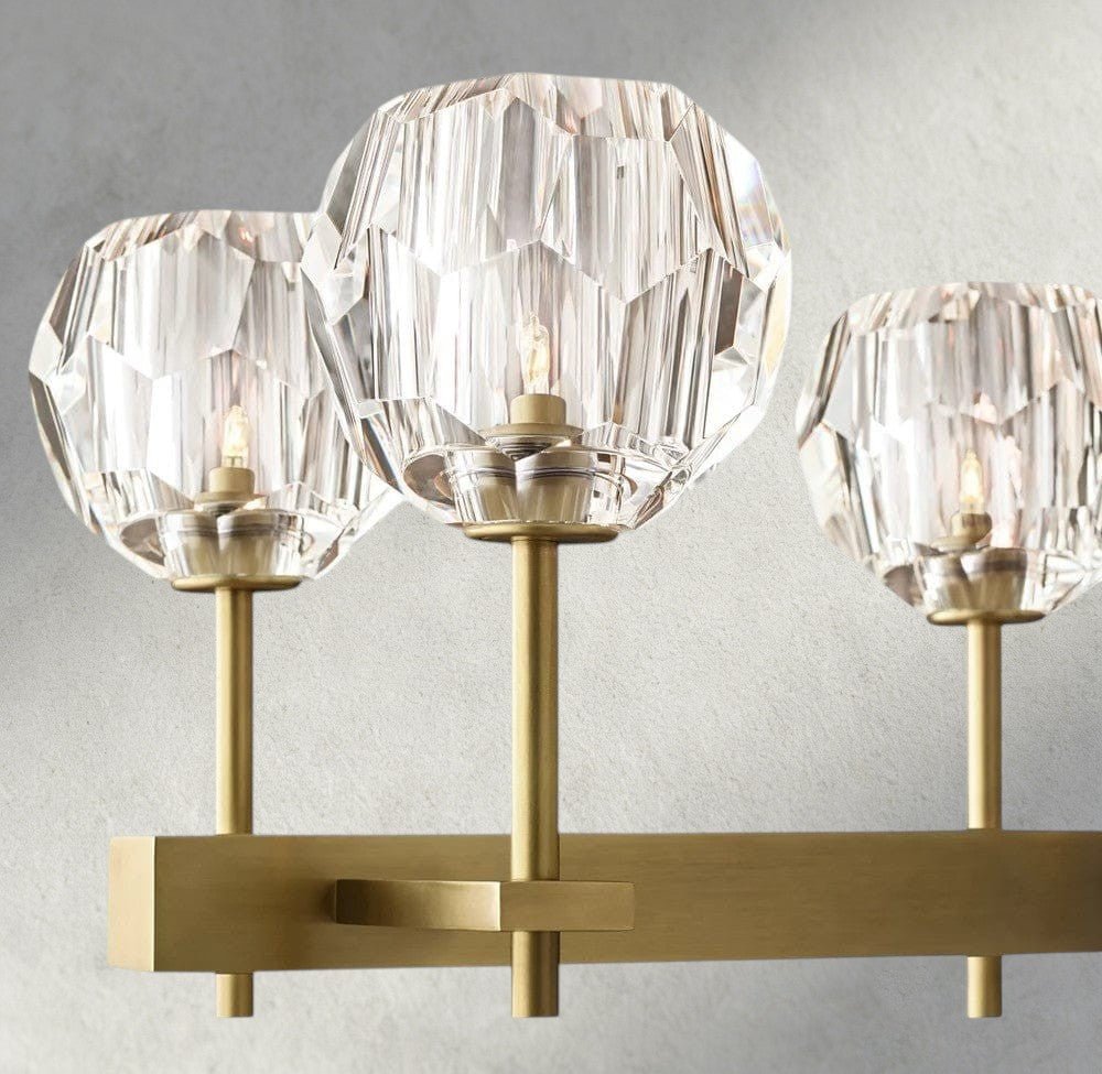Beula De Cristal Double Linear Chandelier 60" - fovolighting