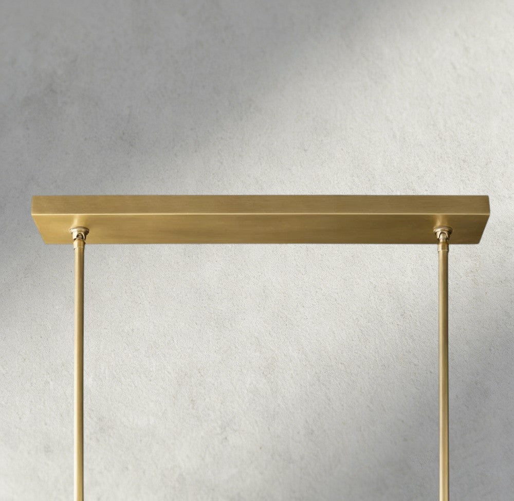 Beula De Cristal Double Linear Chandelier 60" - fovolighting