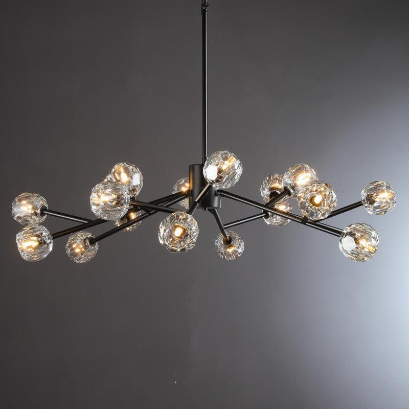 Beula De Cristal Round Chandelier 24", 36", 48", 60", 72" - fovolighting