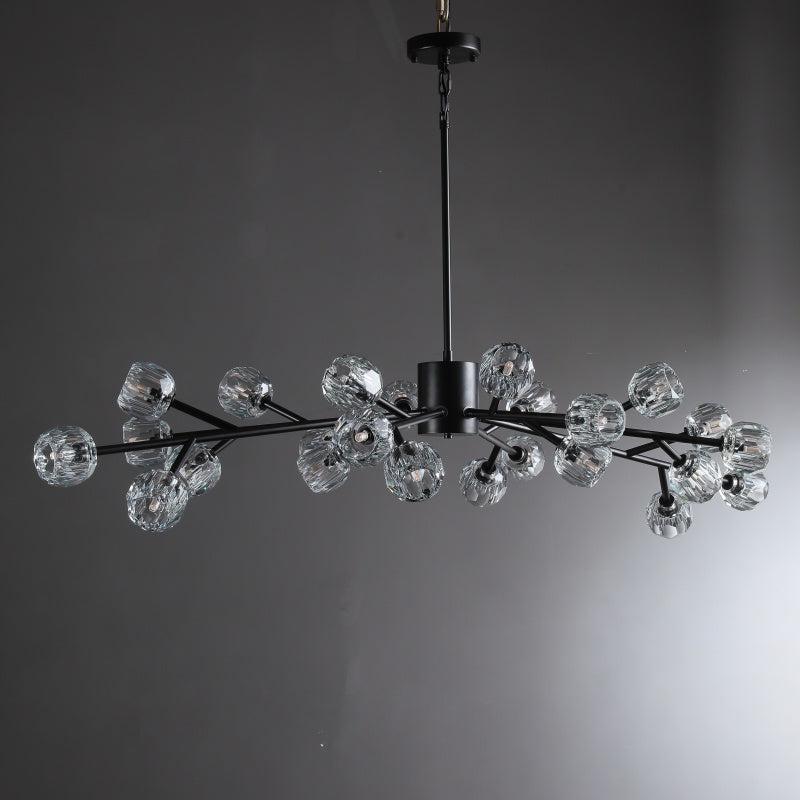 Beula De Cristal Round Chandelier 24", 36", 48", 60", 72" - fovolighting