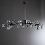Beula De Cristal Round Chandelier 24", 36", 48", 60", 72" - fovolighting