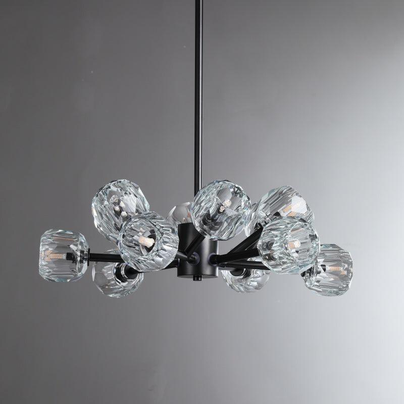 Beula De Cristal Round Chandelier 24", 36", 48", 60", 72" - fovolighting