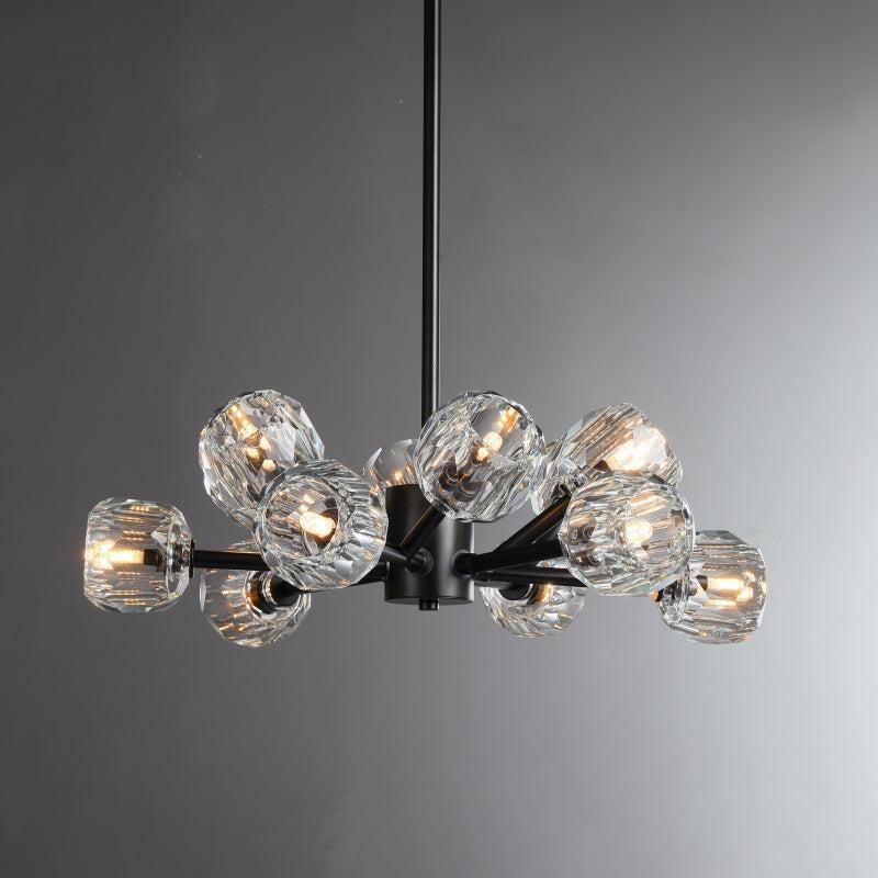 Beula De Cristal Round Chandelier 24", 36", 48", 60", 72" - fovolighting