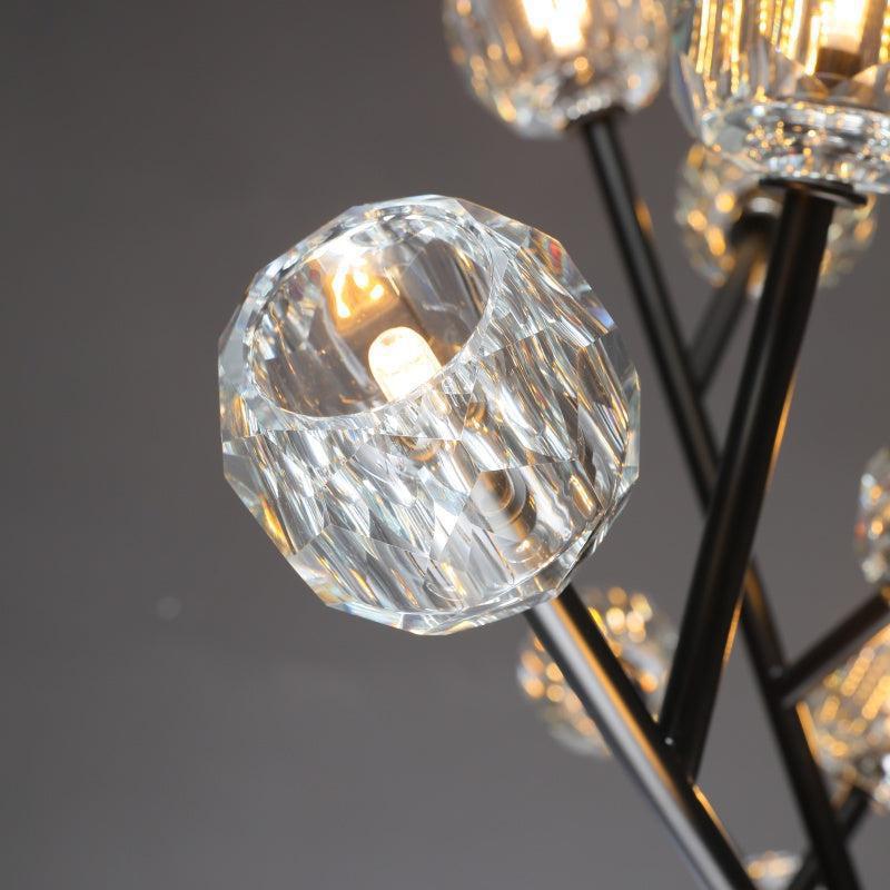 Beula De Cristal Round Chandelier 24", 36", 48", 60", 72" - fovolighting