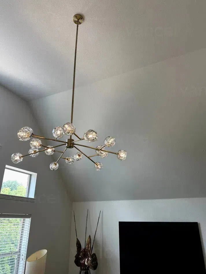 Beula De Cristal Round Chandelier 24", 36", 48", 60", 72" - fovolighting