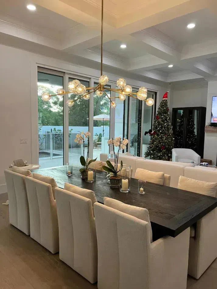 Beula De Cristal Round Chandelier 24", 36", 48", 60", 72" - fovolighting