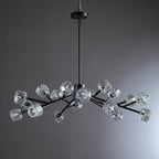 Beula De Cristal Round Chandelier 24", 36", 48", 60", 72" - fovolighting