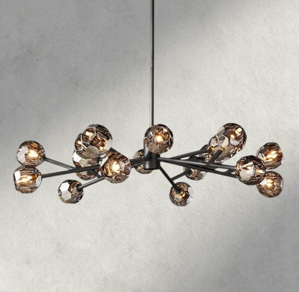 Beula De Cristal Round Chandelier 24", 36", 48", 60", 72" - fovolighting