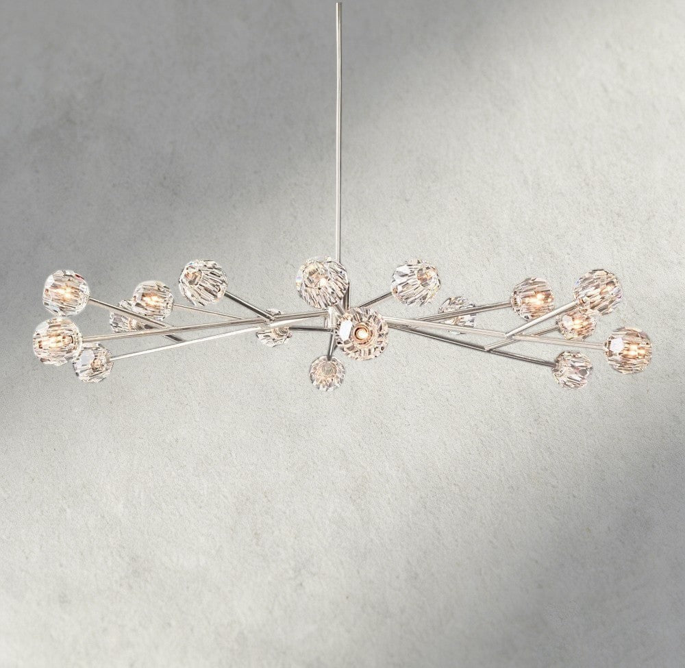 Beula De Cristal Round Chandelier 24", 36", 48", 60", 72" - fovolighting