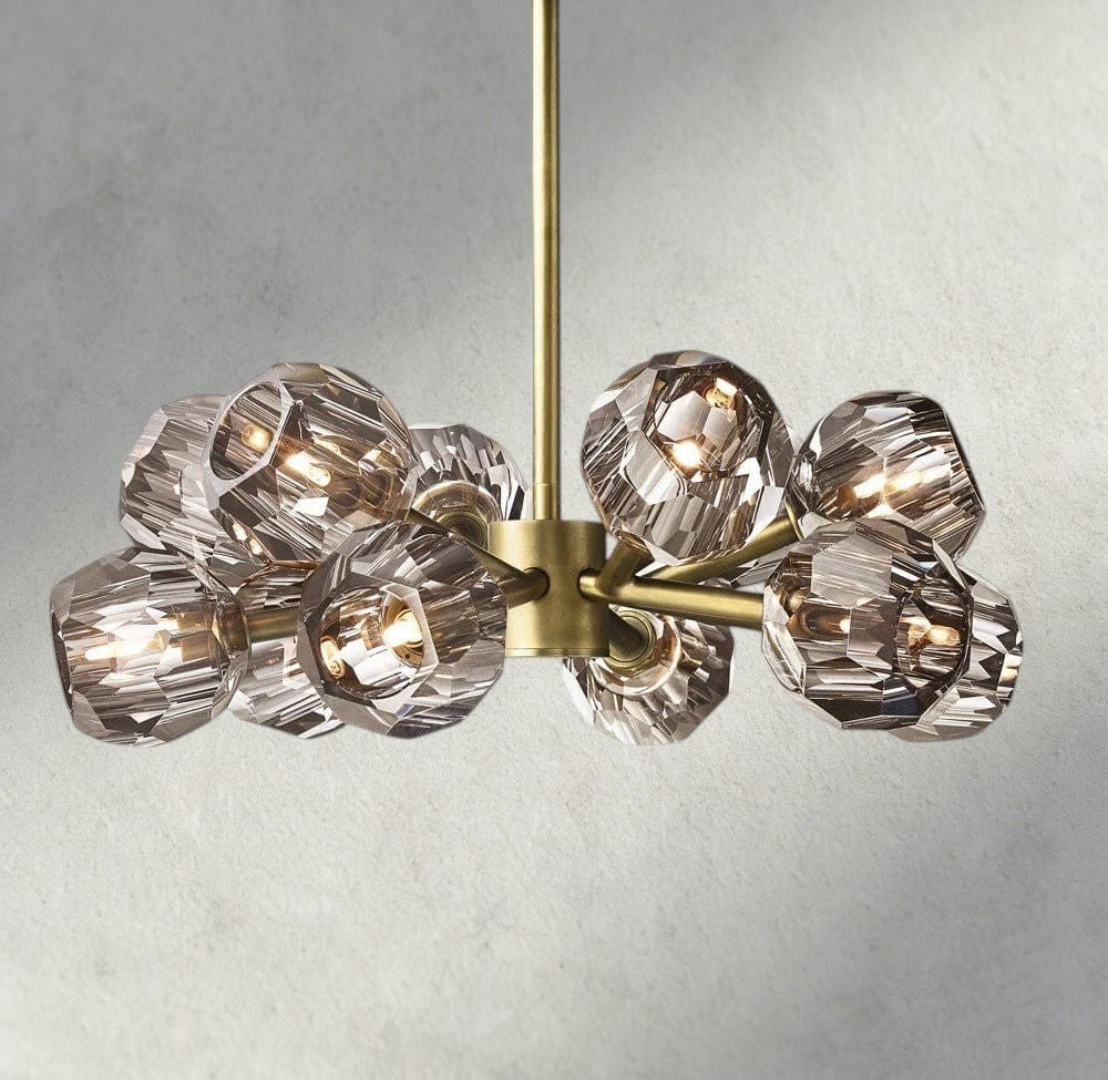 Beula De Cristal Round Chandelier 24", 36", 48", 60", 72" - fovolighting
