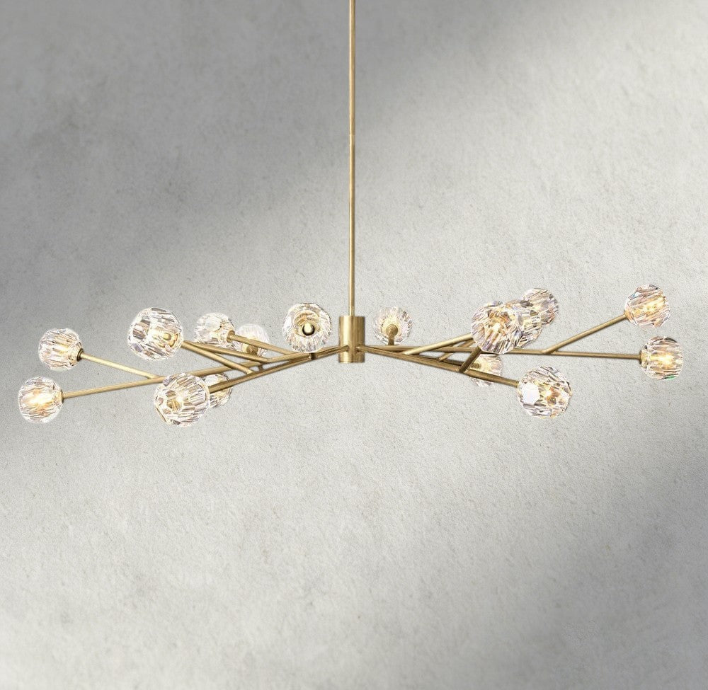 Beula De Cristal Round Chandelier 24", 36", 48", 60", 72" - fovolighting