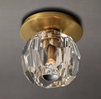 Beula De Smoke Cristal Glass Flushmount - fovolighting