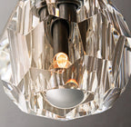 Beula De Smoke Cristal Glass Flushmount - fovolighting