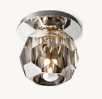 Beula De Smoke Cristal Glass Flushmount - fovolighting