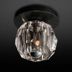 Beula De Smoke Cristal Glass Flushmount - fovolighting