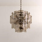 Blaire Tiered Blown Glass Chandelier - fovolighting