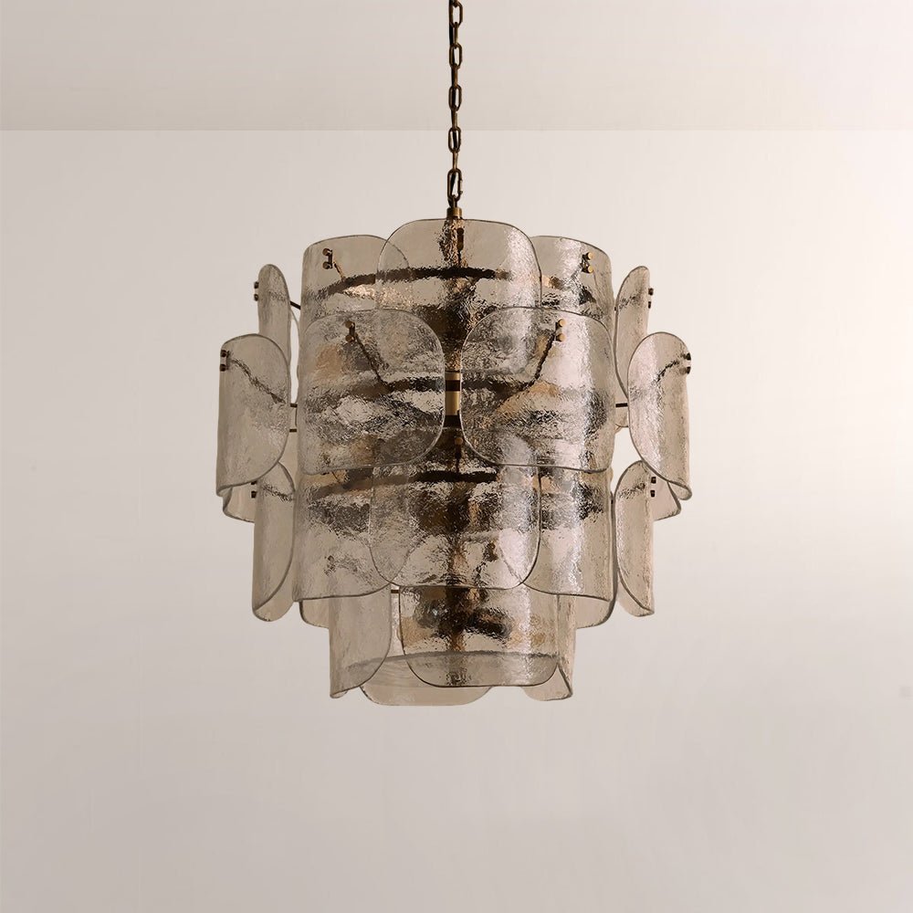 Blaire Tiered Blown Glass Chandelier - fovolighting