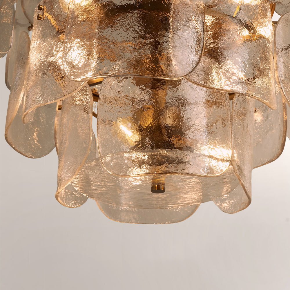 Blaire Tiered Blown Glass Chandelier - fovolighting