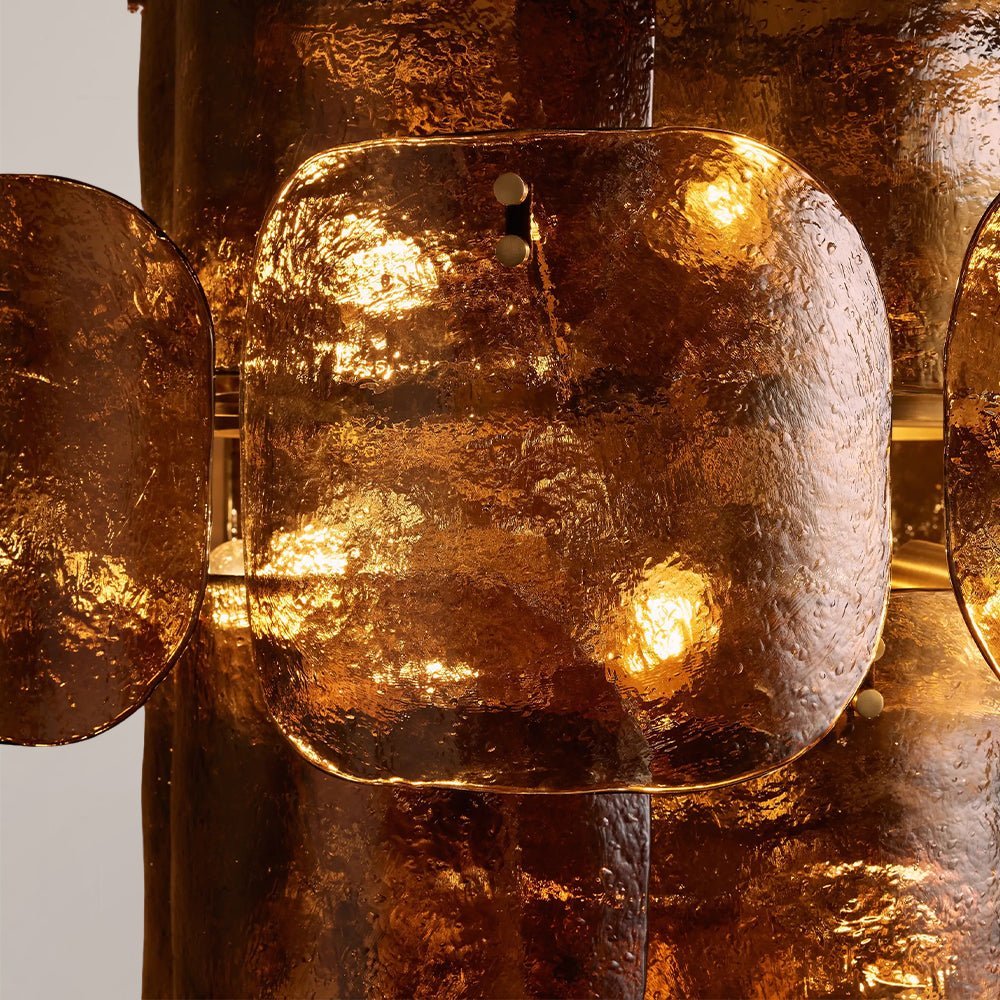 Blaire Tiered Blown Glass Chandelier - fovolighting